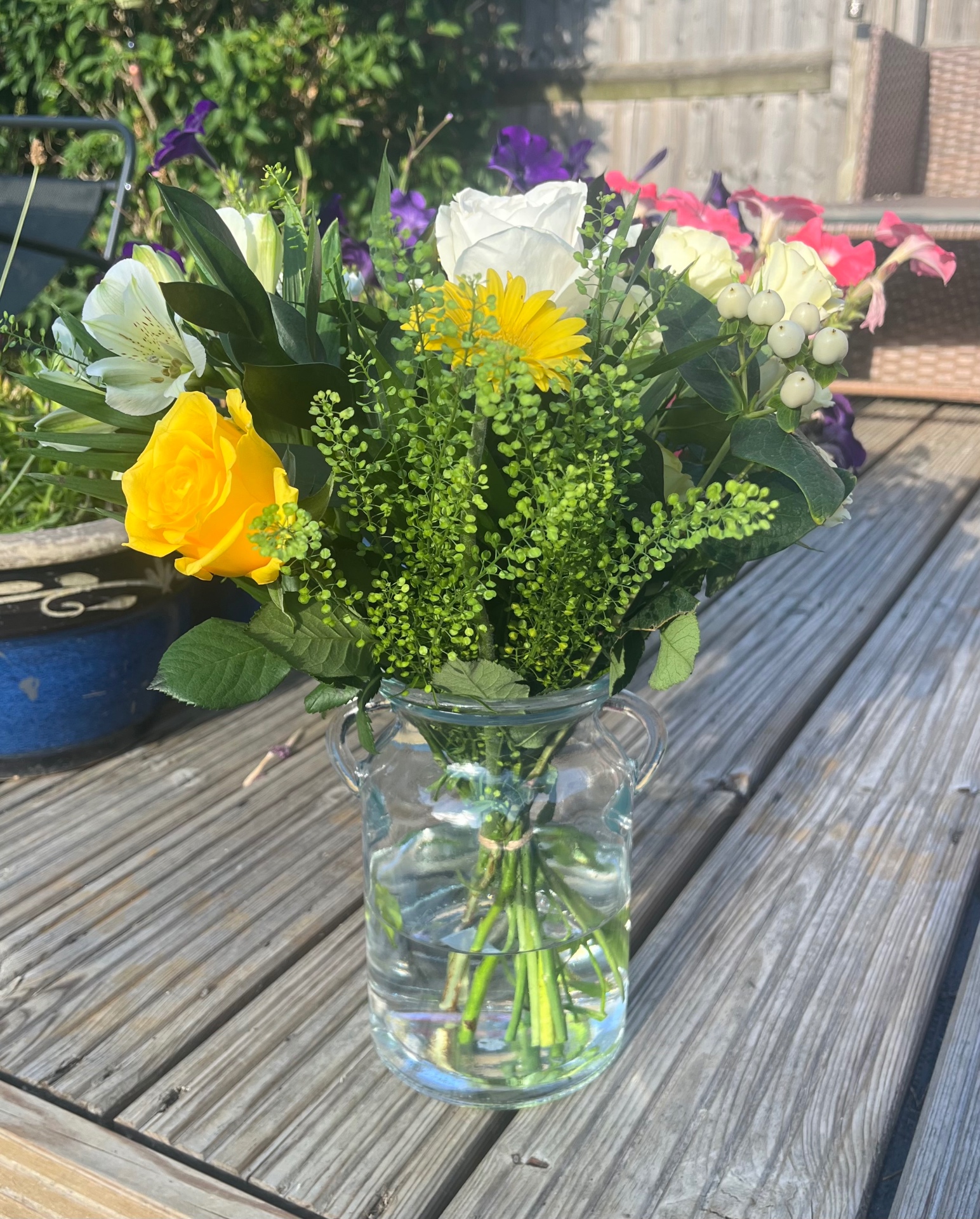 Milk churn vase